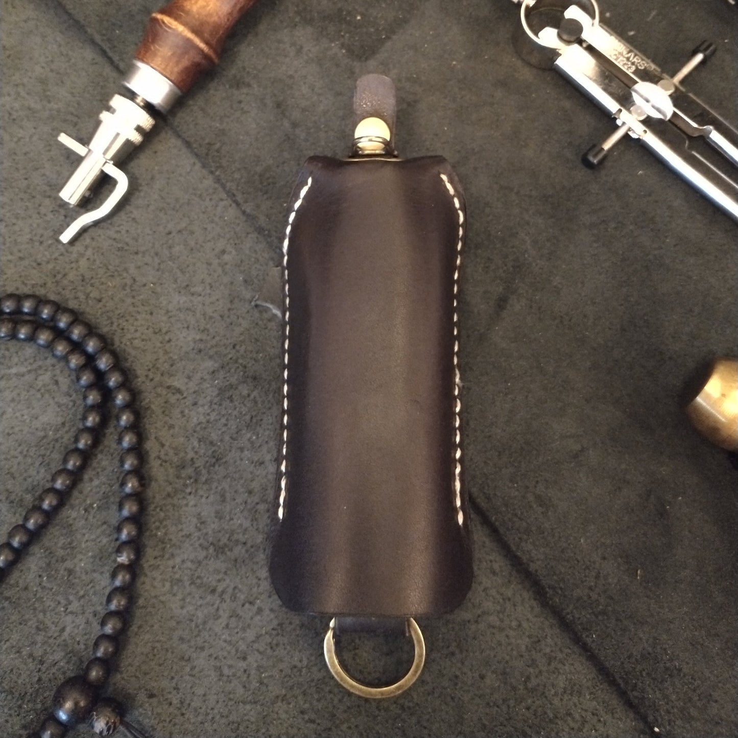 leather key case